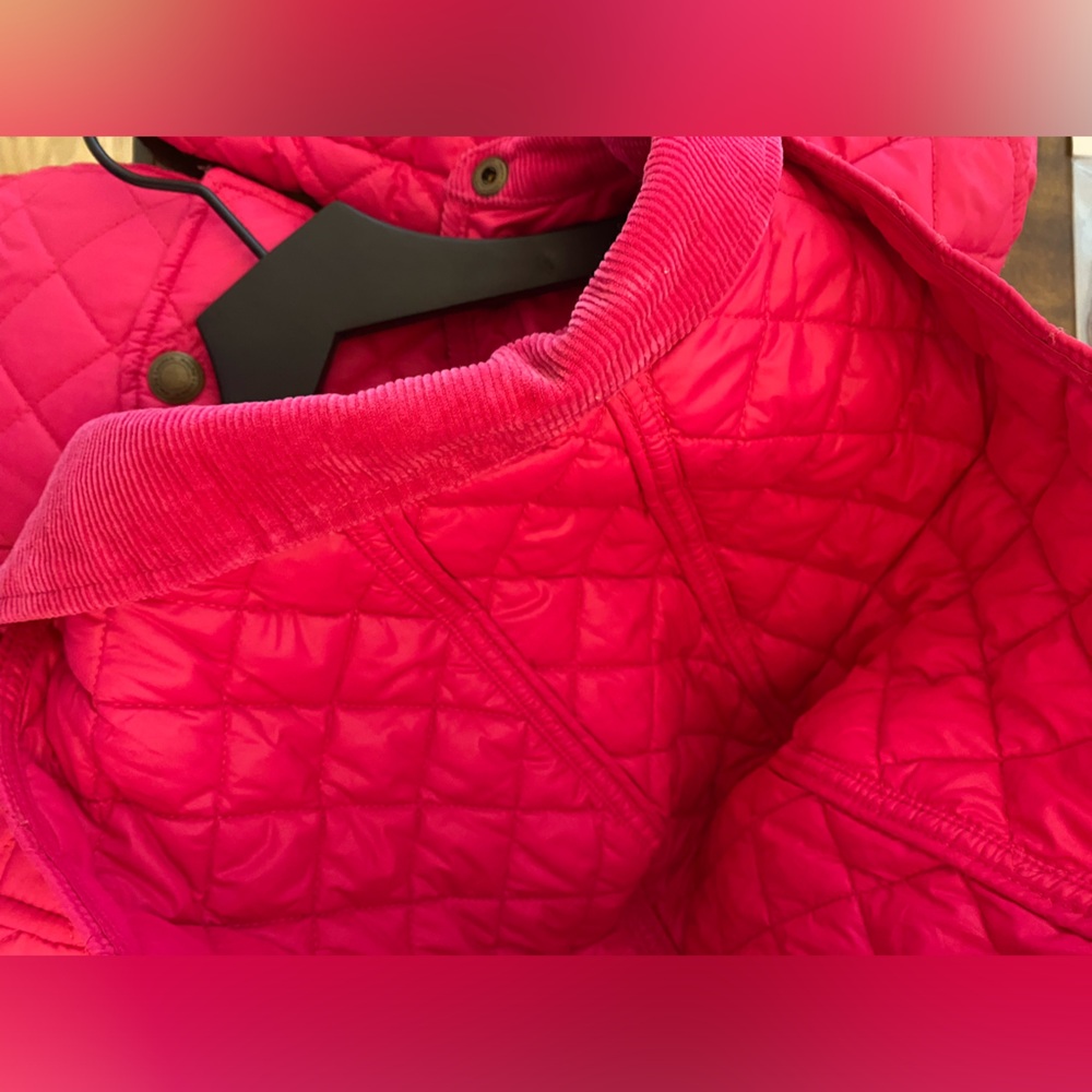 Big Girls Ralph Lauren Pink Quilted Jacket Sz Lg 12/14 - Picture 13 of 16